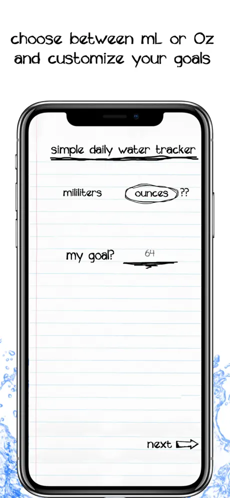 Simple Daily Water Tracker