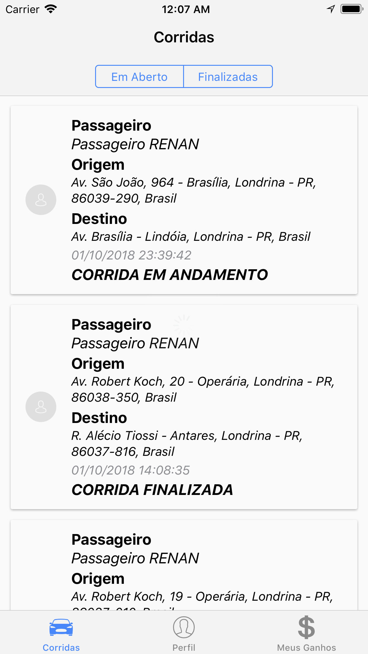 Motoristas Parceria Motoboy screenshot 3