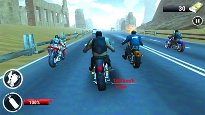 Bike Highway Fight Race Sports screenshot 1