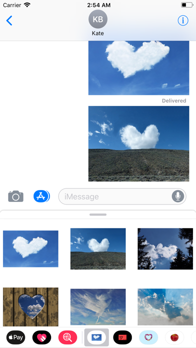 Cloud Hearts Sticker Pack screenshot 4