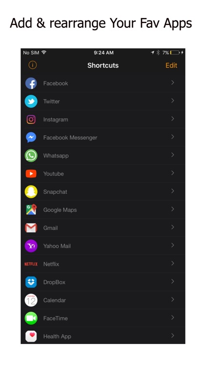 Shortcuts To Your Apps