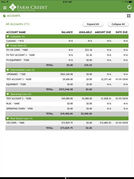 Farm Credit SEMO Mobile iPad