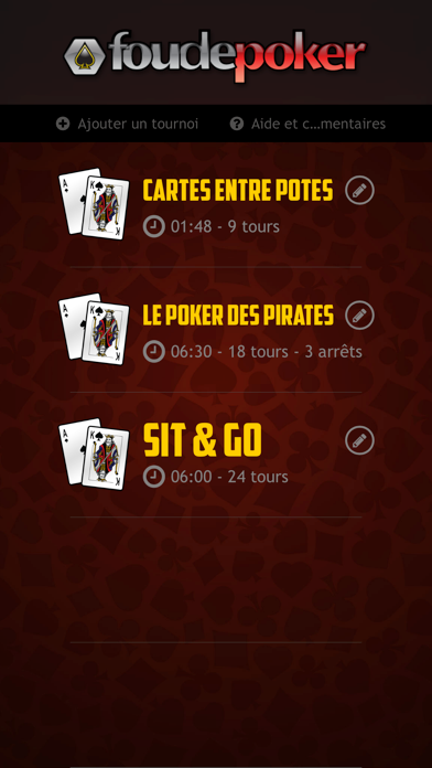 Screenshot #1 pour Foudepoker Temporisateur