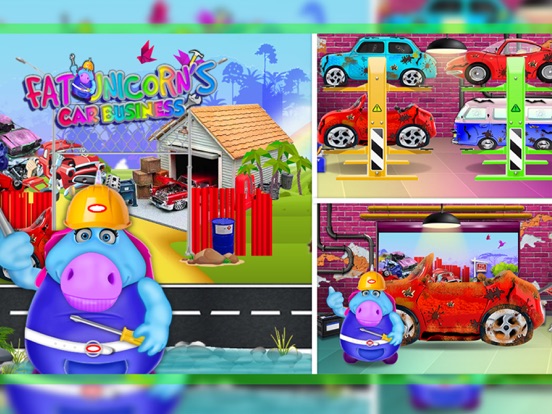 Screenshot #5 pour Mr. Fat Unicorn Car Mechanic