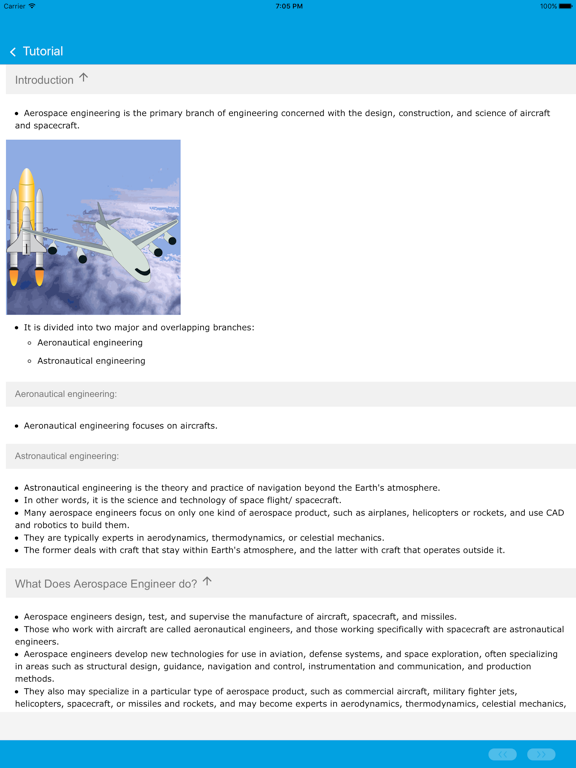 Aerospace Engineering 101 iPad screenshot 4 - Education app