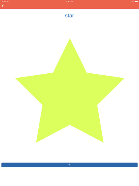 Screenshot #6 pour Learning Shapes Flash Cards