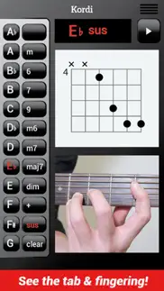 How to cancel & delete kordi guitar chord 1