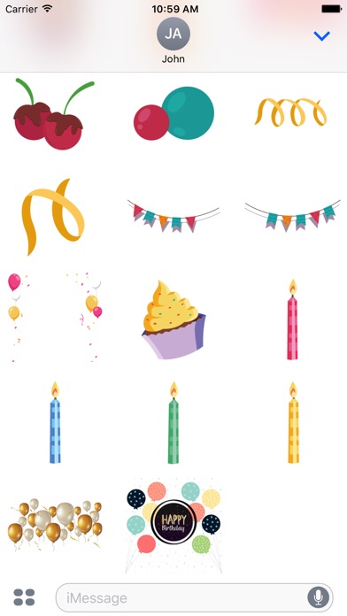 Birthday Cake Builder Sticker screenshot 4