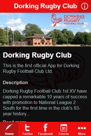 Dorking Rugby Club screenshot 2