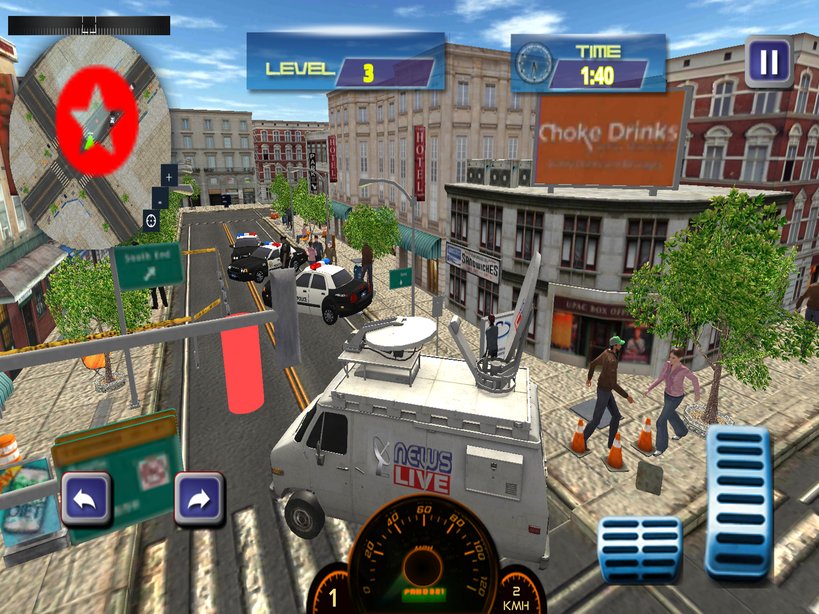 City Crime News Reporter Truck