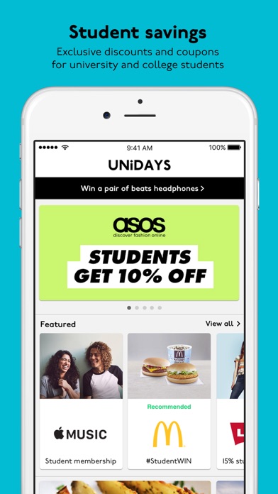 UNiDAYS: Student Deals - AppRecs