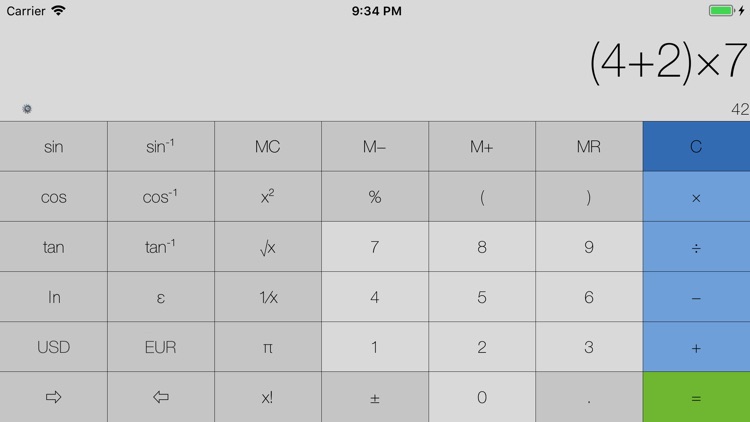 My Calculator (incl. currency) screenshot-3