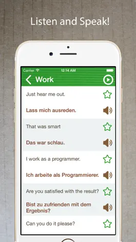 Game screenshot Learn German Phrasebook Lite + apk