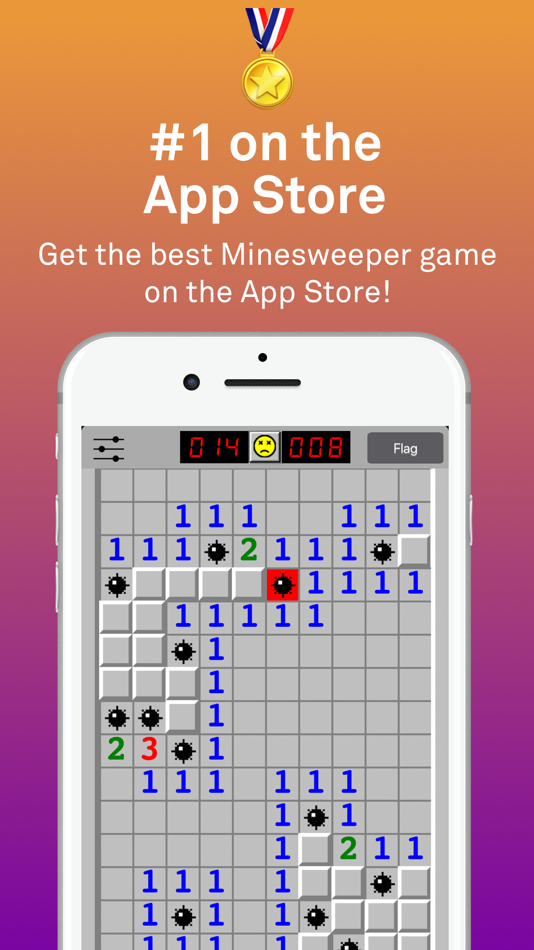 #2. Minesweeper Classic (iOS) Podle: Do More Mobile, LLC.
