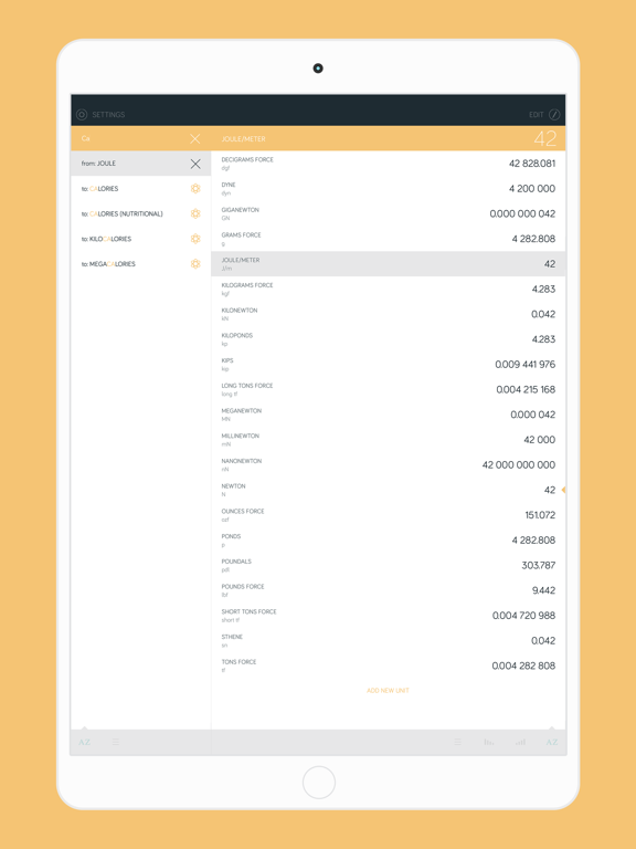 Screenshot #6 pour Amount - Unit Converter