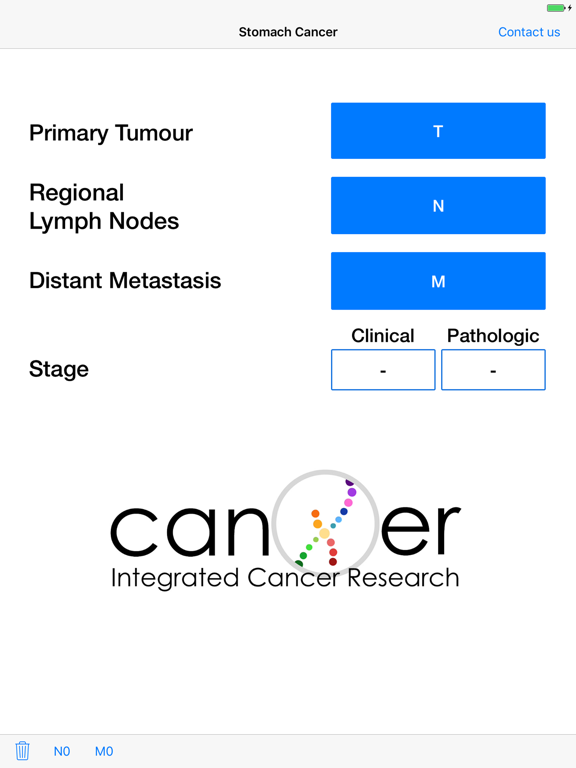 Screenshot #2 for Stomach Cancer TNM Staging Aid