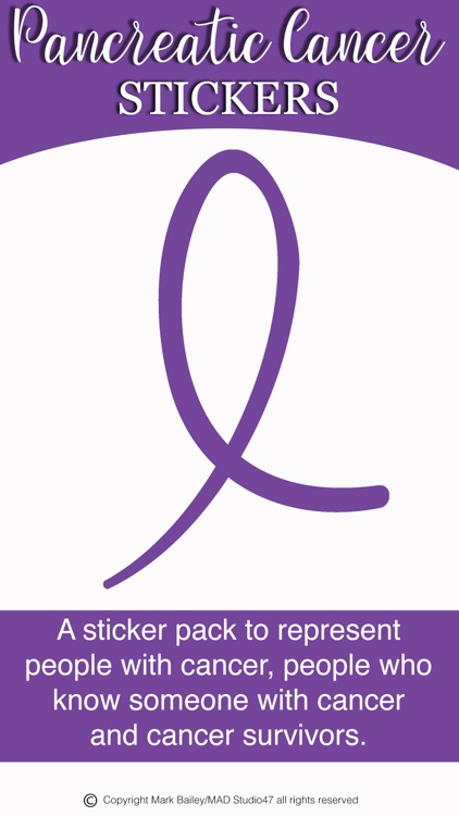 Pancreatic Cancer Stickers