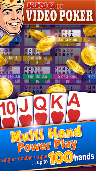 Screenshot #1 pour King Of Video Poker Multi Hand