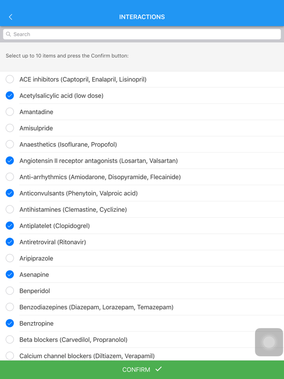 Screenshot #6 pour Drug Interactions BBD