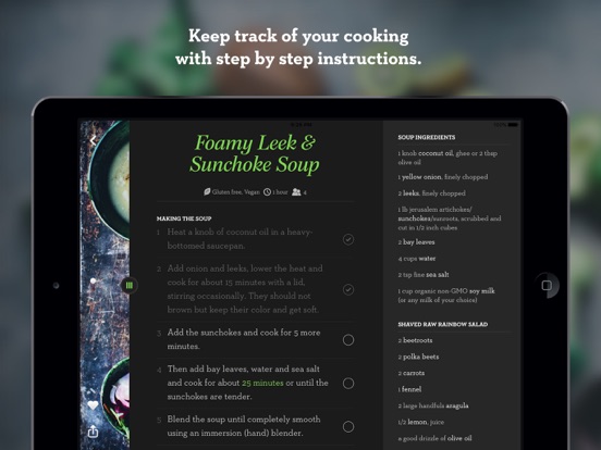 Green Kitchen iPad app afbeelding 3