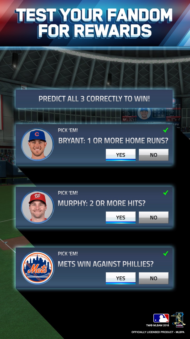 MLB Tap Sports Baseball 2018 Hack screenshot 4 - iOS game interface