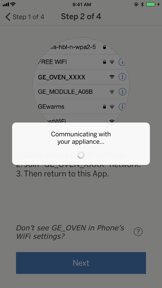 Oven Update App screenshot
