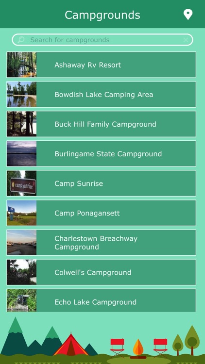 Camping in Rhode Island