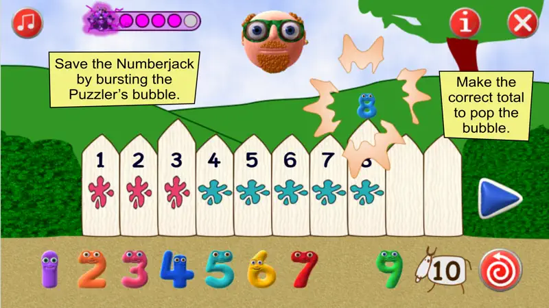 Numberjacks Addition up to 10 screenshot 1 of 5