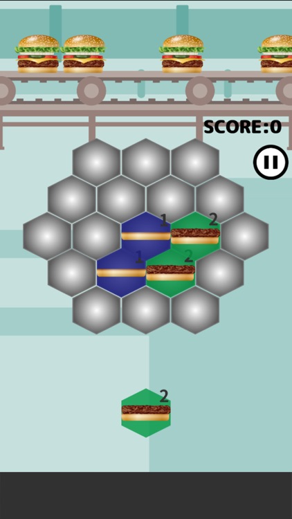 ハンバーガーを作ろう　-脳トレパズル-