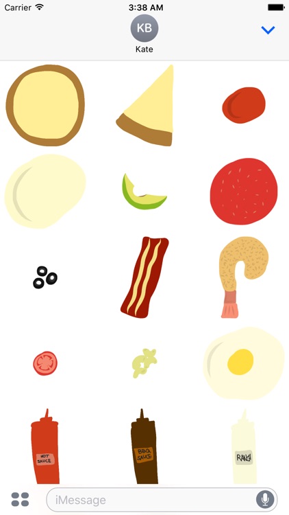 Pizza Toppings Stickers