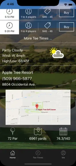Game screenshot Apple Tree Golf tee Times apk