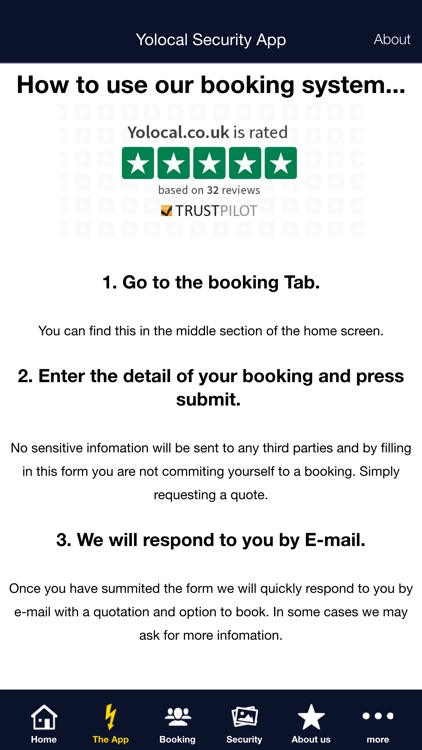 Yolocal Security App