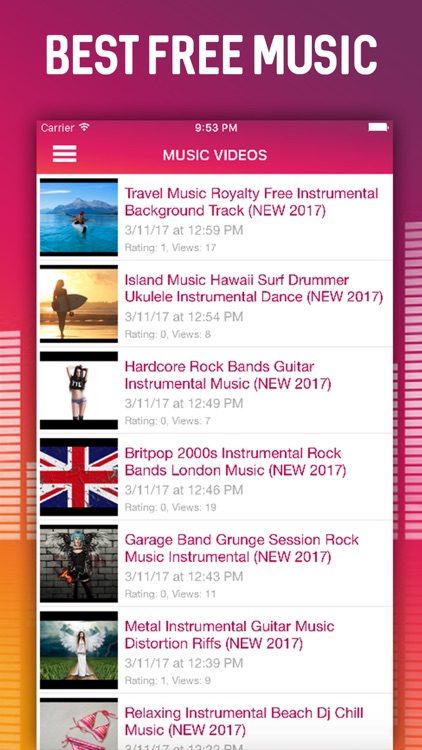 MUZZIQ - Video Music, News & Sticker App