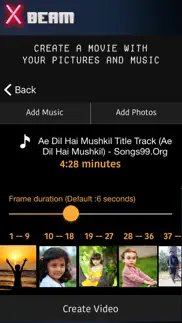 xbeam video,photo,movie editor iphone screenshot 1