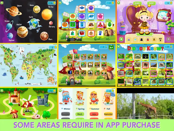 Скриншот My School - Learn And Play на iPhone 3