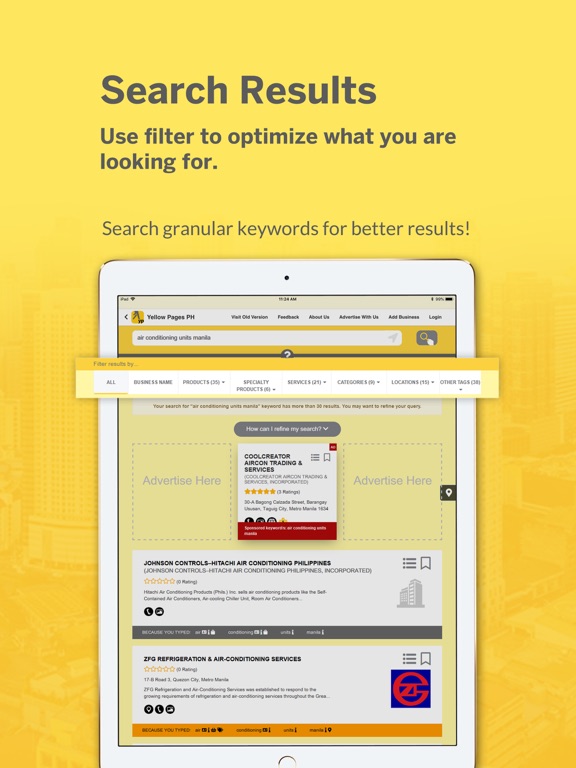 Screenshot #6 pour Yellow Pages PH