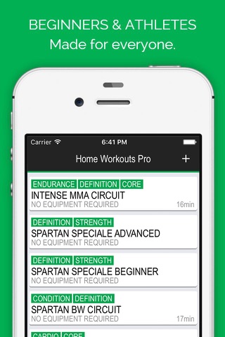 Spartan Home & Gym Workouts screenshot 4