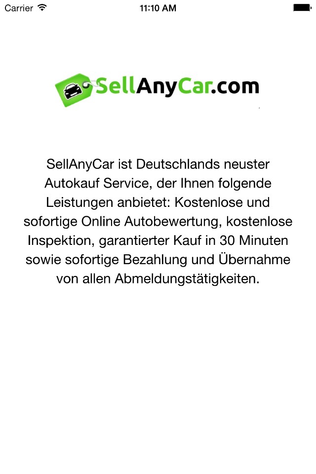 SellAnyCar.com screenshot 2