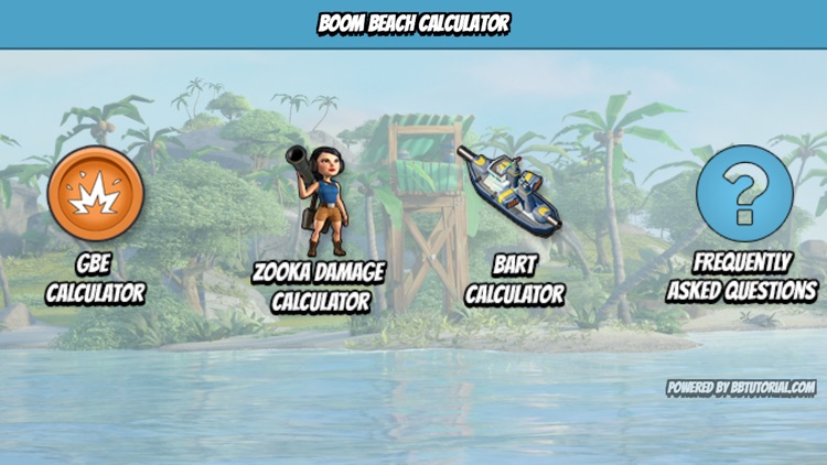 Calculator for Boom Beach Lite