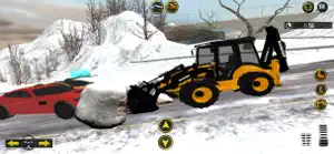 Snow Excavator Crane Rescue screenshot #1 for iPhone