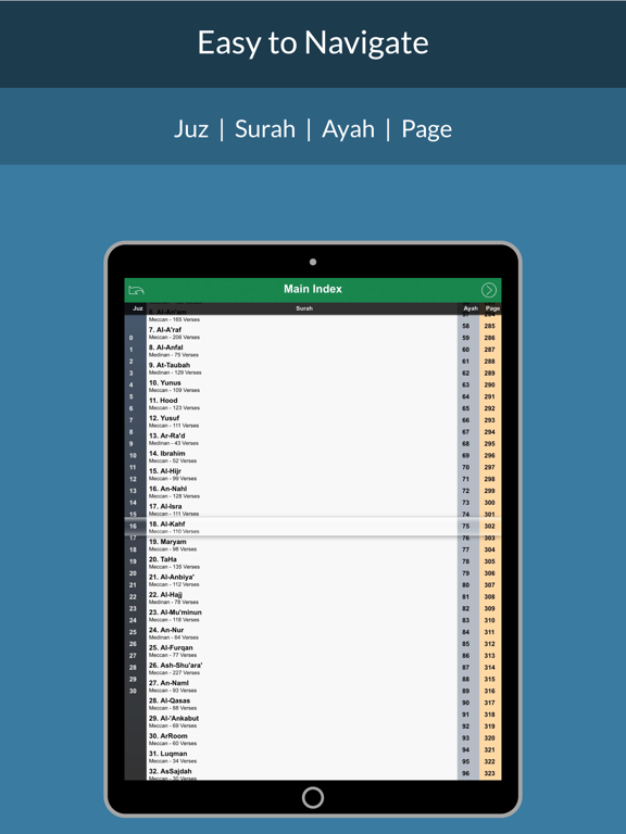 Quran Madina iPad screenshot 4 - Book app