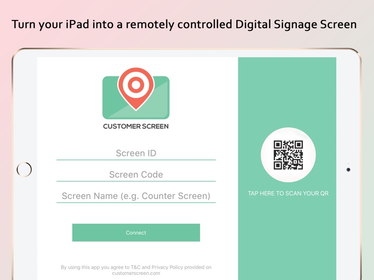 Customer Screen: Cloud Signage