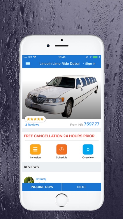 Limousine Ride Dubai