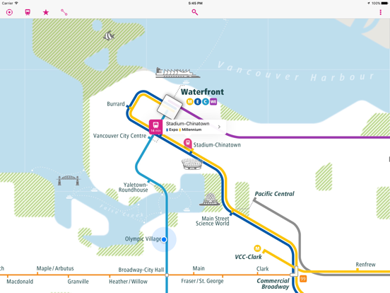 Screenshot #4 pour Vancouver Rail Map Lite