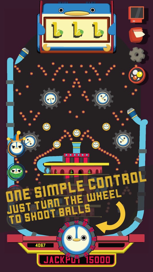 #2. Penguin Pachinko (iOS) Bởi: Spheroid Studio