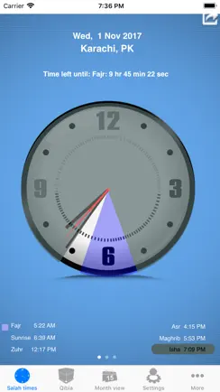 Salah Clock, Prayer & Qibla iPhone image 1