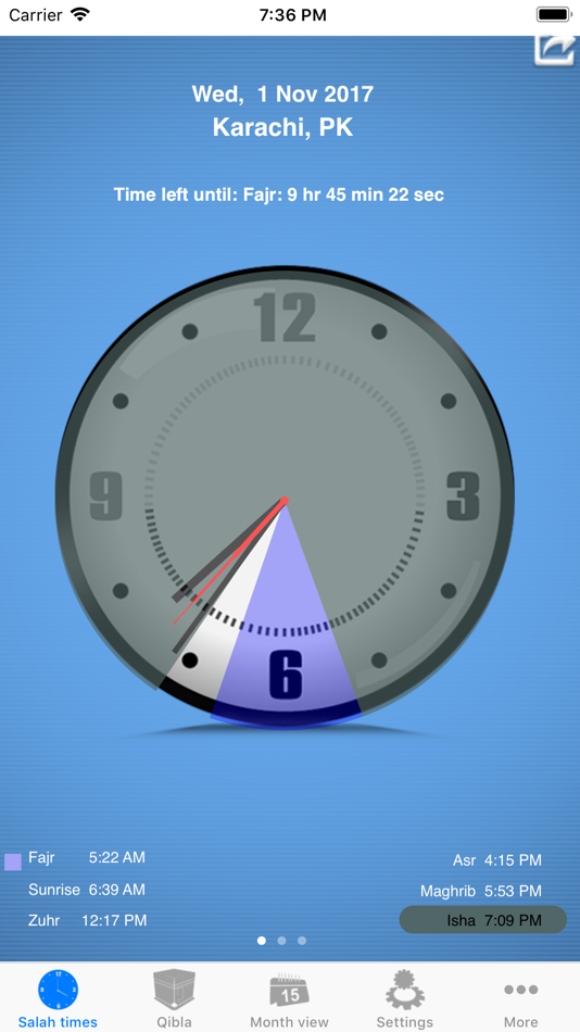 Salah Clock, Prayer & Qibla - 2.3.1 - (iOS)