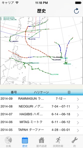 台風情報と進路予想の見方 -(NOAA 気象庁防災情報)のおすすめ画像4