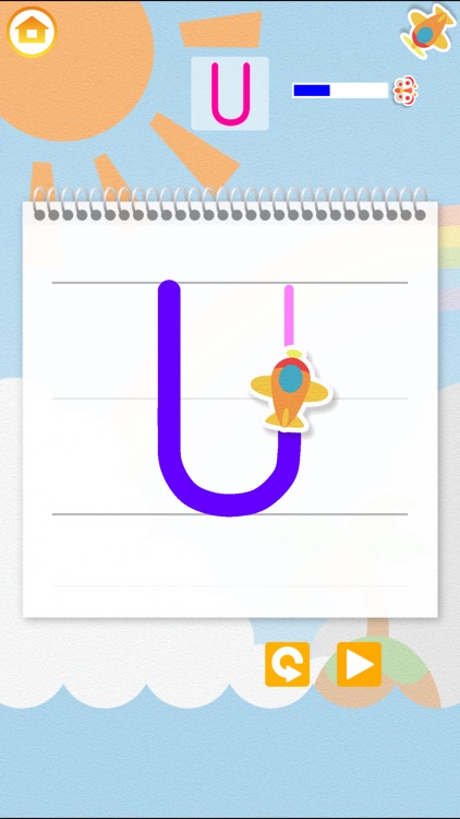 Trace ABC! Practice alphabet