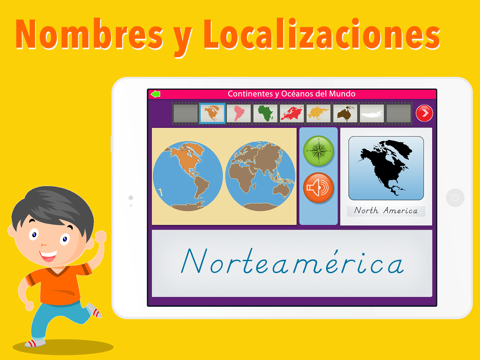 Continentes y Océanos screenshot 2